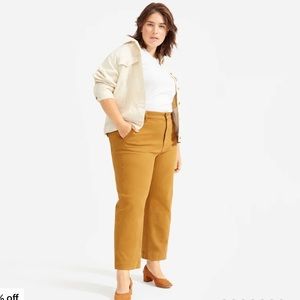 Everlane straight leg crop pant